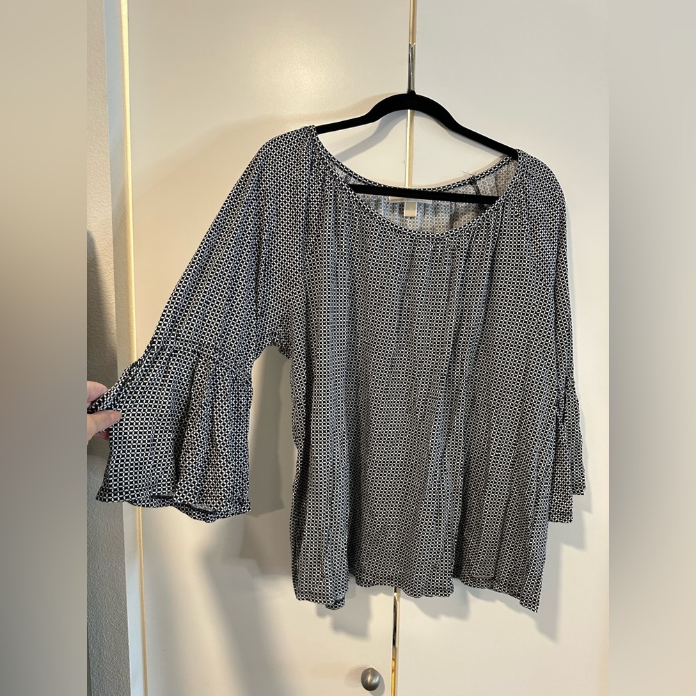 Michael Kors 2x Patterned Blouse